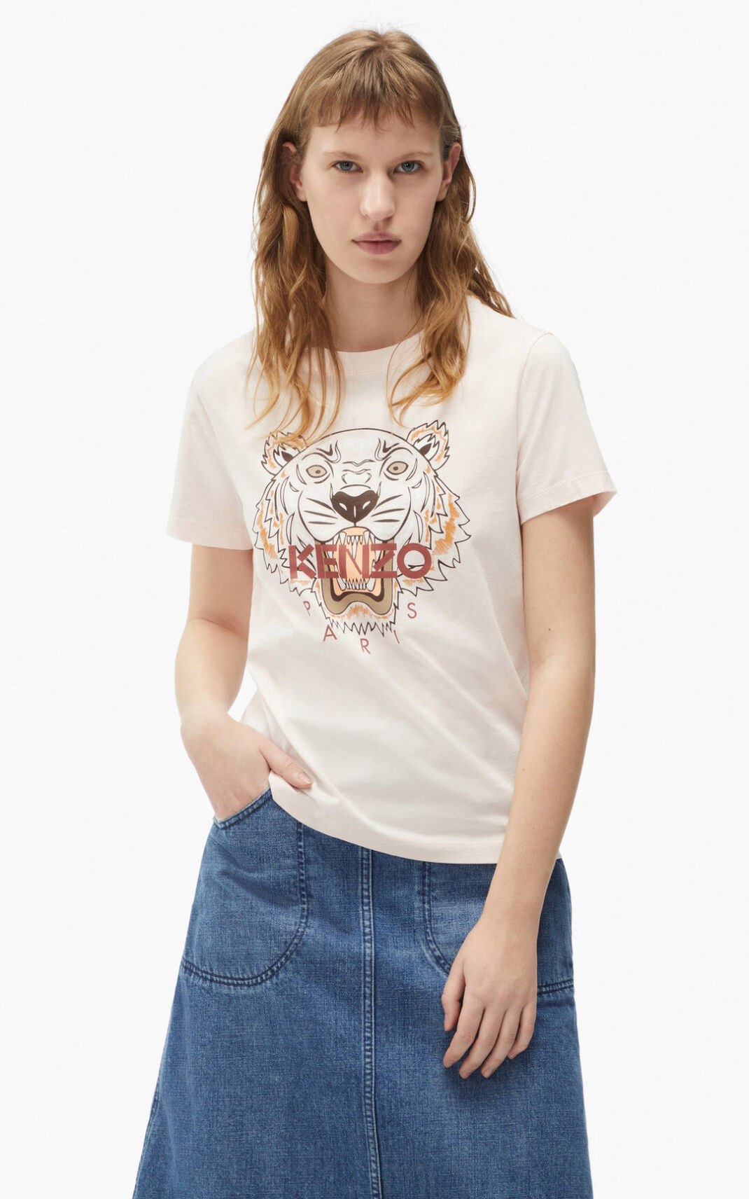 Kenzo Tiger T Shirt Dam | 49106-SWIB